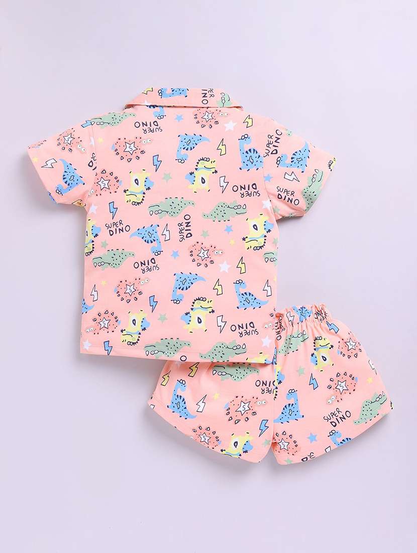 kids printed shorts co-ord set - 22276511 -  Standard Image - 2