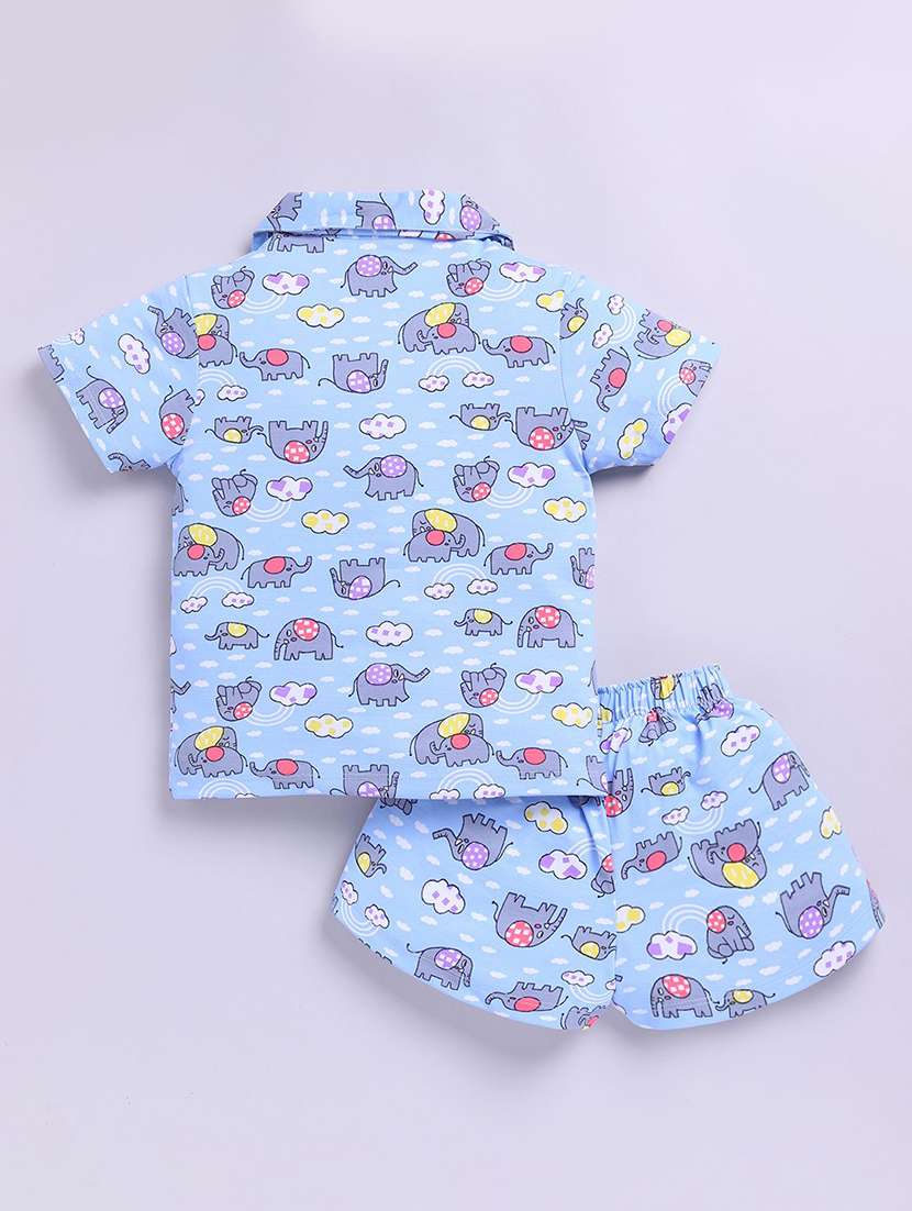 kids printed shorts co-ord set - 22276515 -  Standard Image - 2