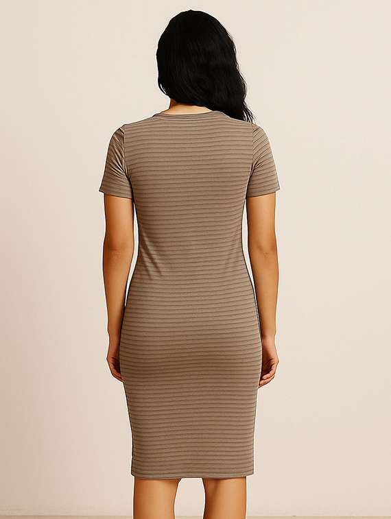 women printed short sleeve t-shirt dress - 22276521 -  Standard Image - 2