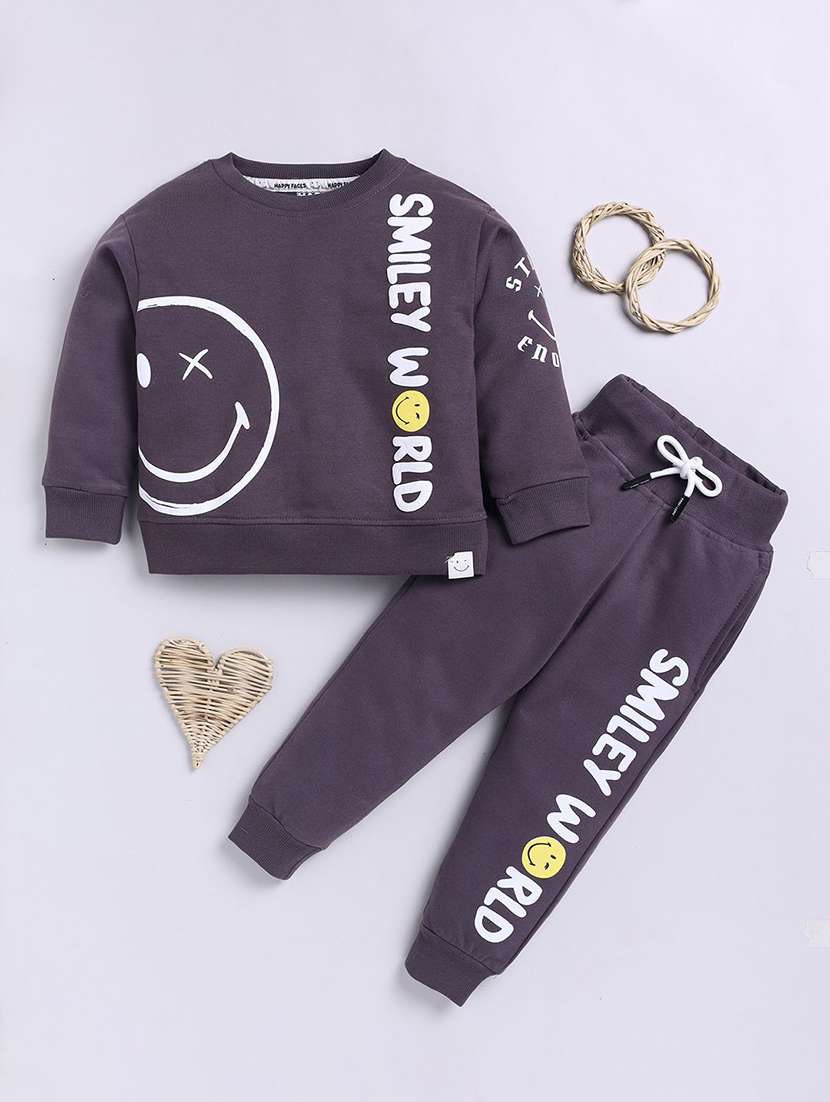 kids printed full length co-ord set