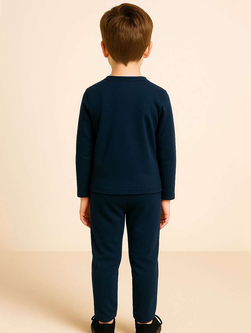 boys printed full length co-ord set - 22276637 -  Standard Image - 2