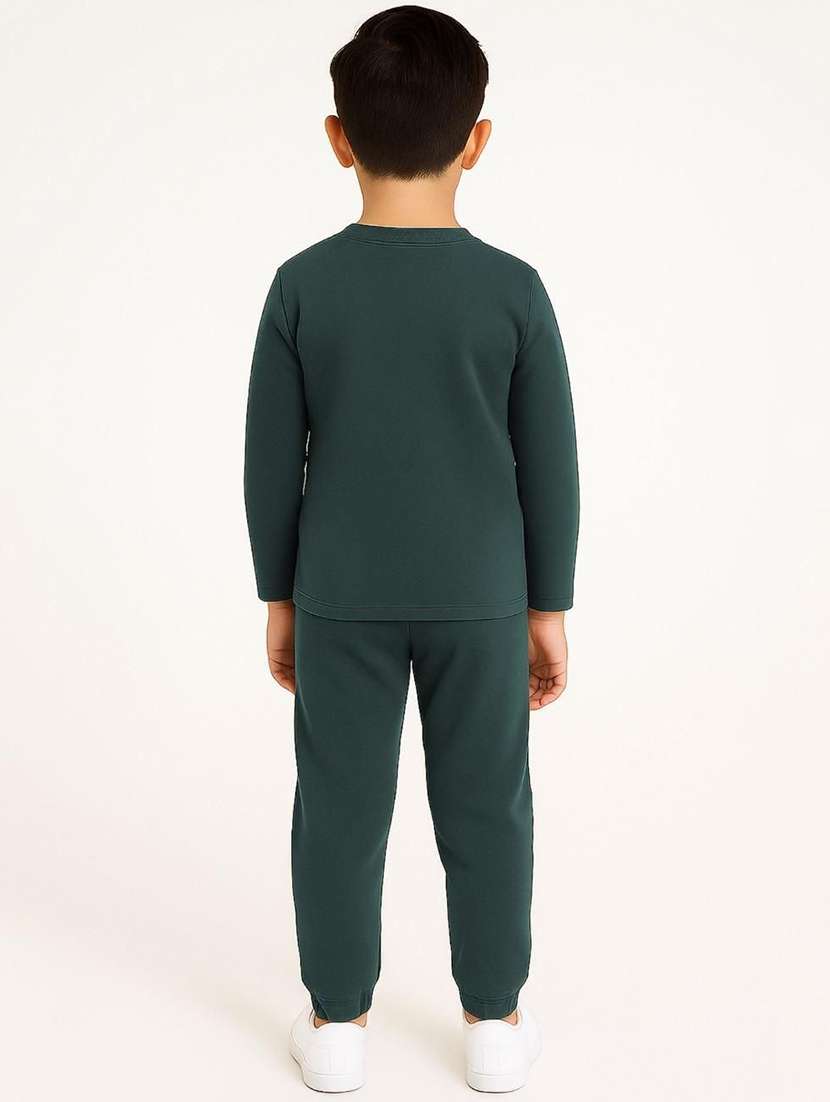 boys printed full length co-ord set - 22276638 -  Standard Image - 2