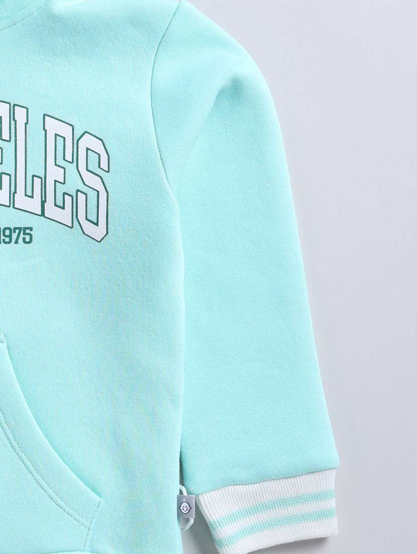 boys printed hooded full length co-ord set - 22276664 -  Standard Image - 2