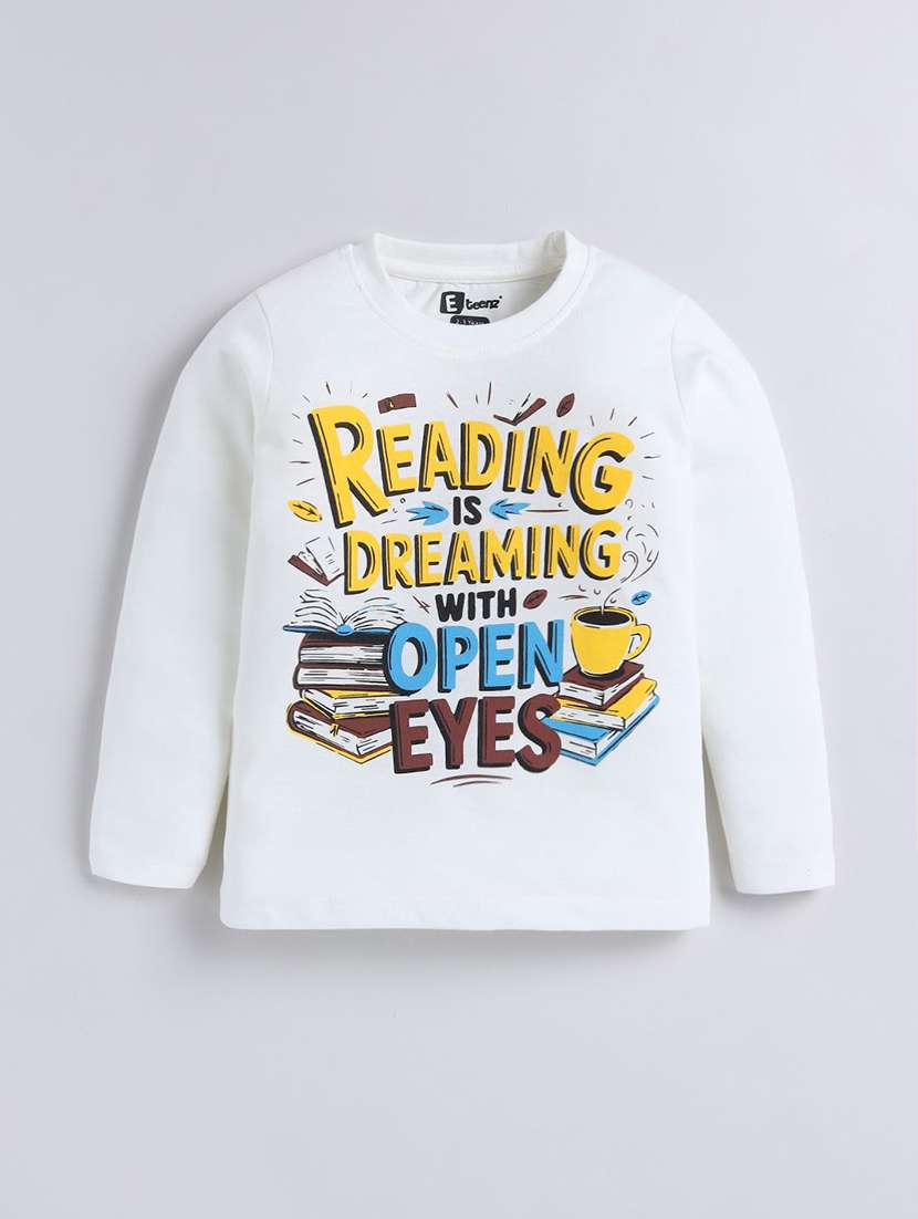 boys pack of 4 printed long sleeve t-shirt - 22276793 -  Standard Image - 2