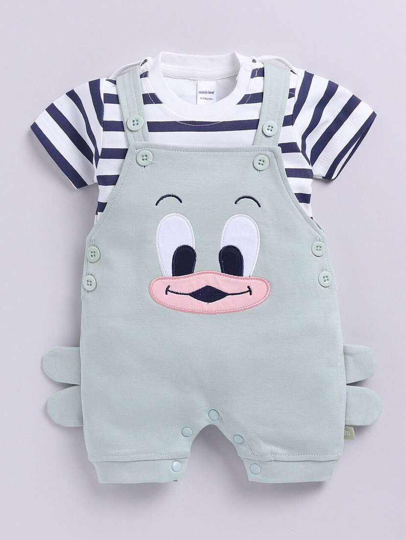 kids printed short sleeve romper