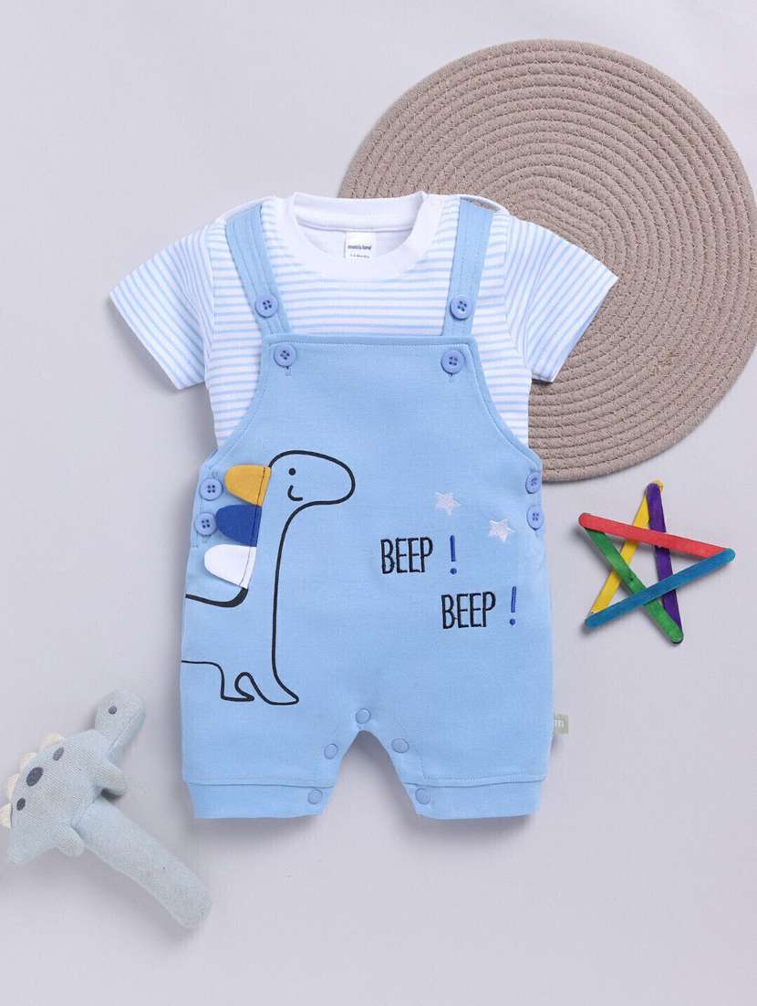 kids printed short sleeve romper