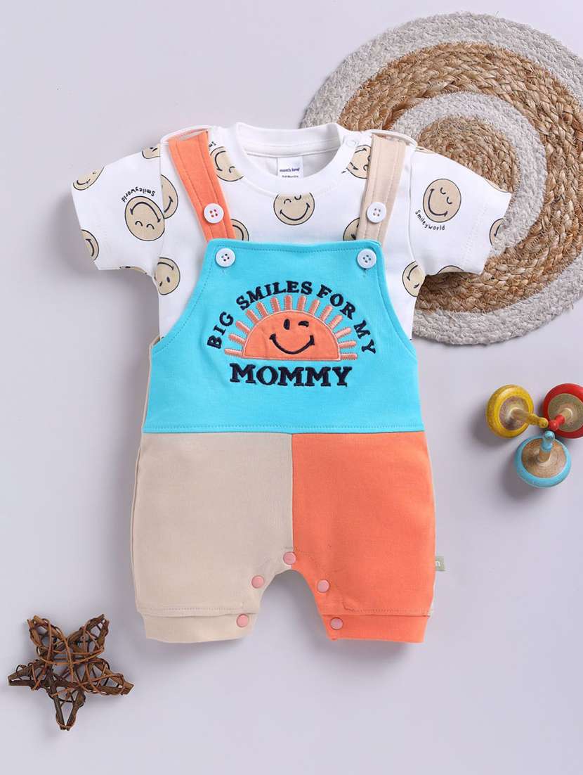 kids printed short sleeve romper