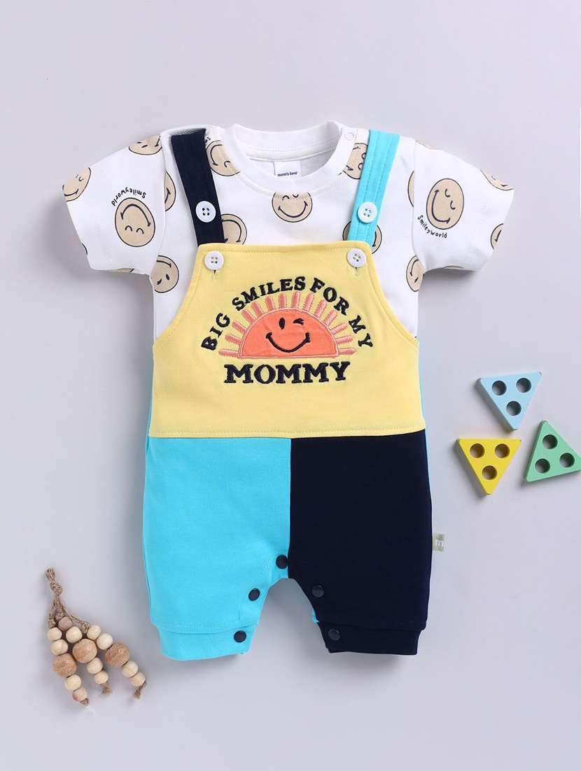 kids printed short sleeve romper