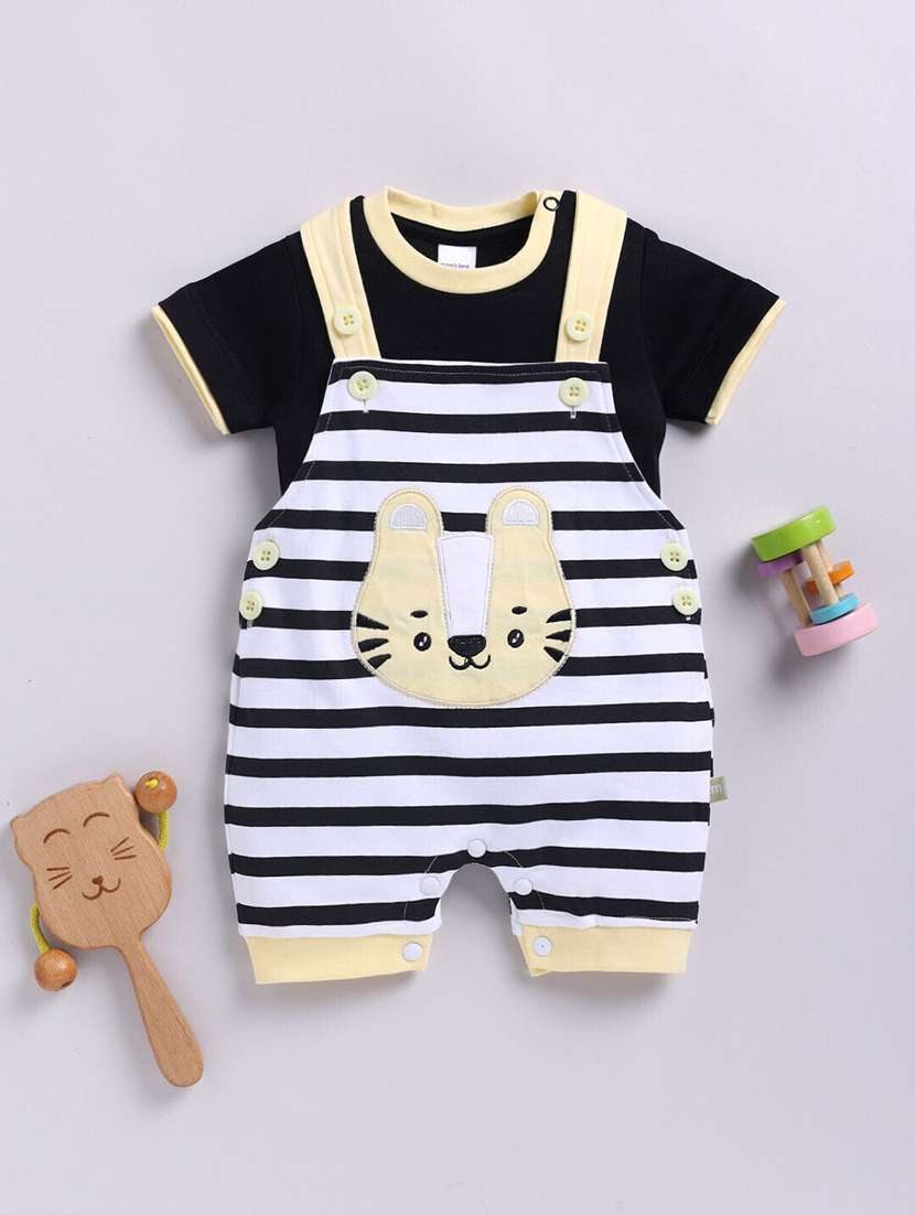 kids printed short sleeve romper