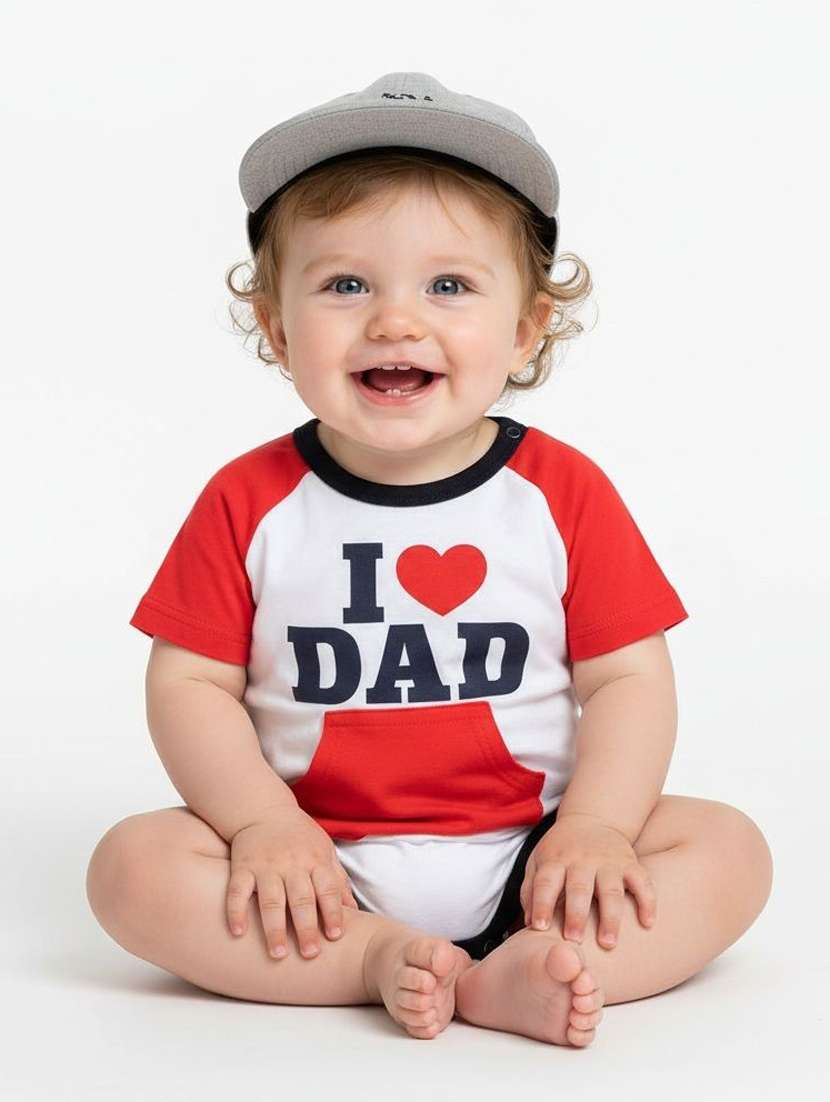 kids printed short sleeve romper