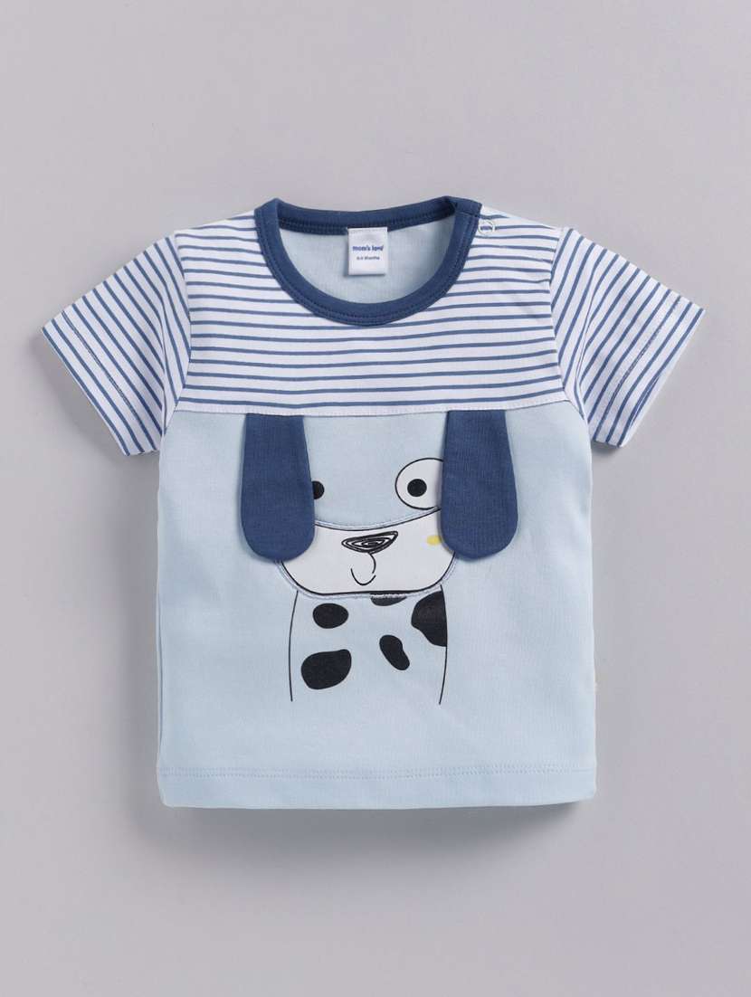 boys printed shorts co-ord set - 22277155 -  Standard Image - 2