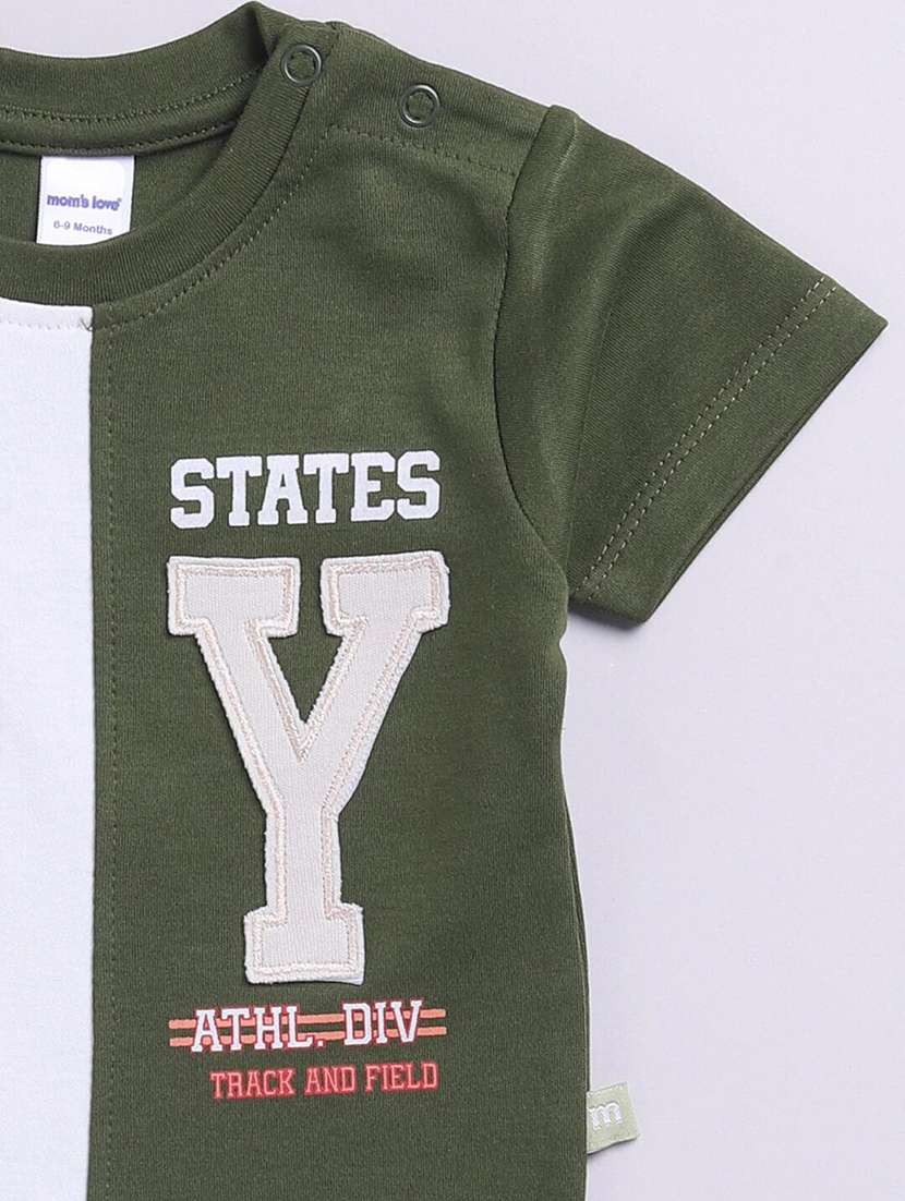 kids printed shorts co-ord set - 22277332 -  Standard Image - 2