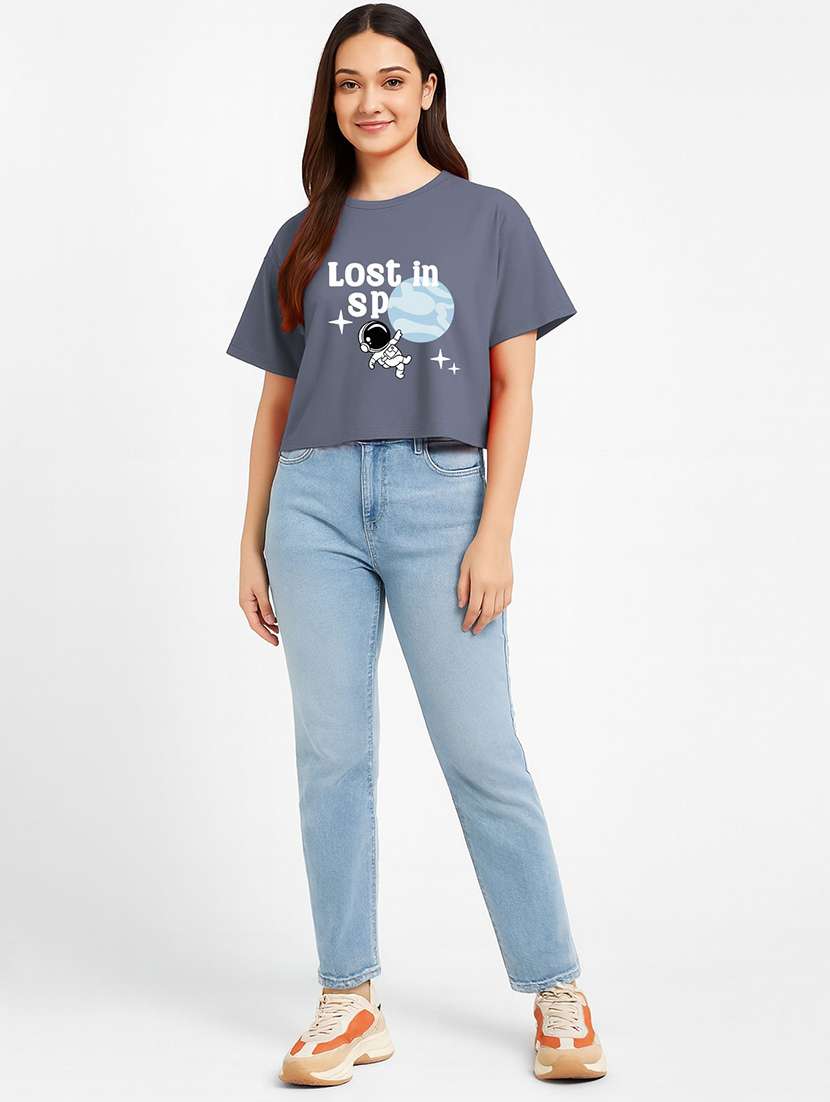 women printed short sleeve t-shirt - 22277415 -  Standard Image - 2