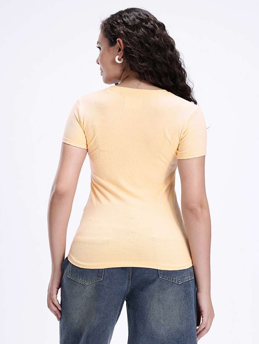Women Printed Round Neck T-shirt - 22277419 -  Standard Image - 2