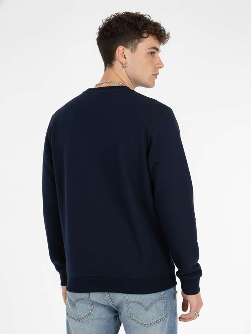 men printed round neck long sleeve sweatshirt - 22277456 -  Standard Image - 2