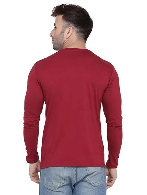 men printed long sleeve slim fit t-shirt - 22277493 -  Standard Image - 2