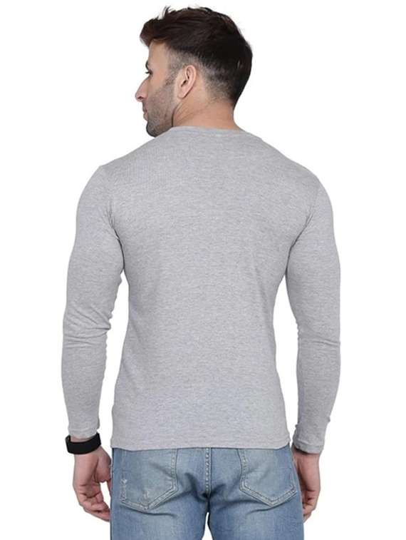 men printed long sleeve slim fit t-shirt - 22277494 -  Standard Image - 2
