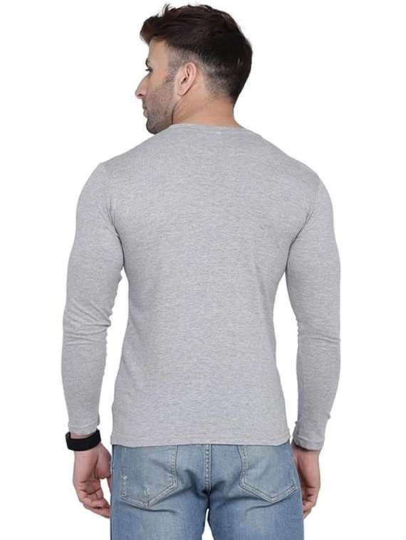 men printed long sleeve slim fit t-shirt - 22277498 -  Standard Image - 2