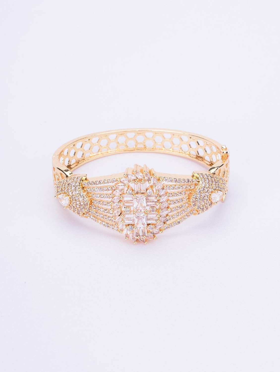 cubic zirconia kada bracelet - 22277843 -  Standard Image - 2