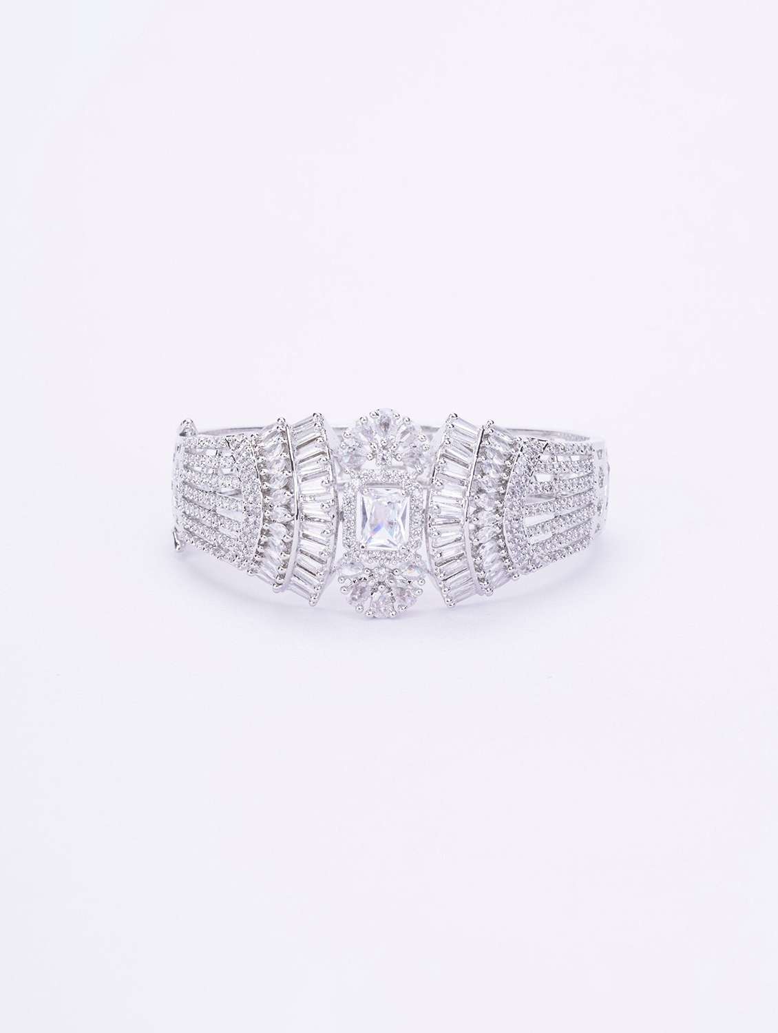 opal touch silver plated ad white american diamond bracelet - 22277851 -  Standard Image - 2