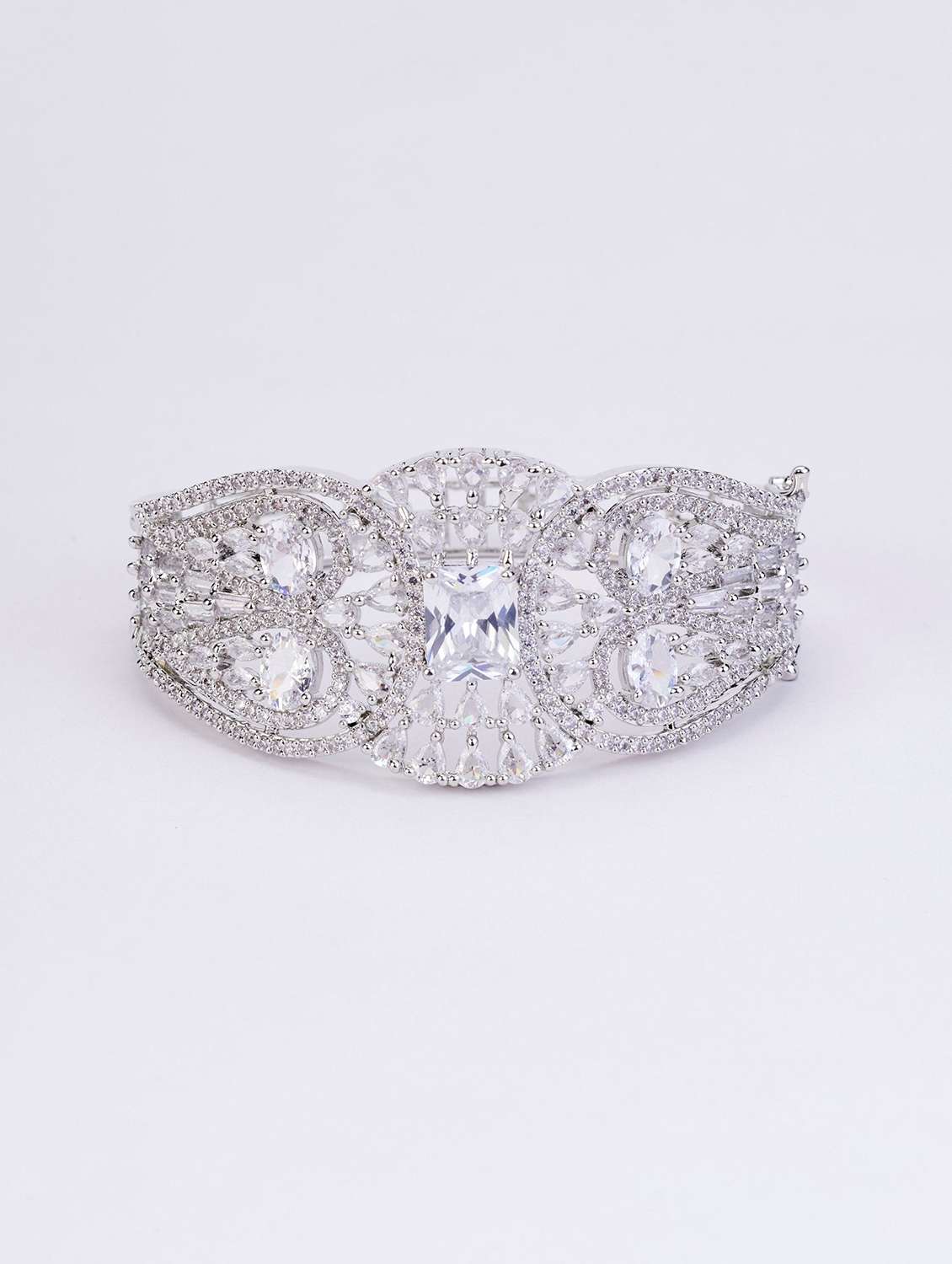 opal touch silver plated ad white american diamond bracelet - 22277870 -  Standard Image - 2