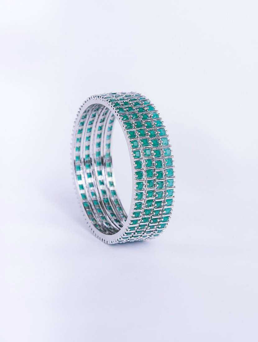 women green brass bangle - 22278118 -  Standard Image - 2
