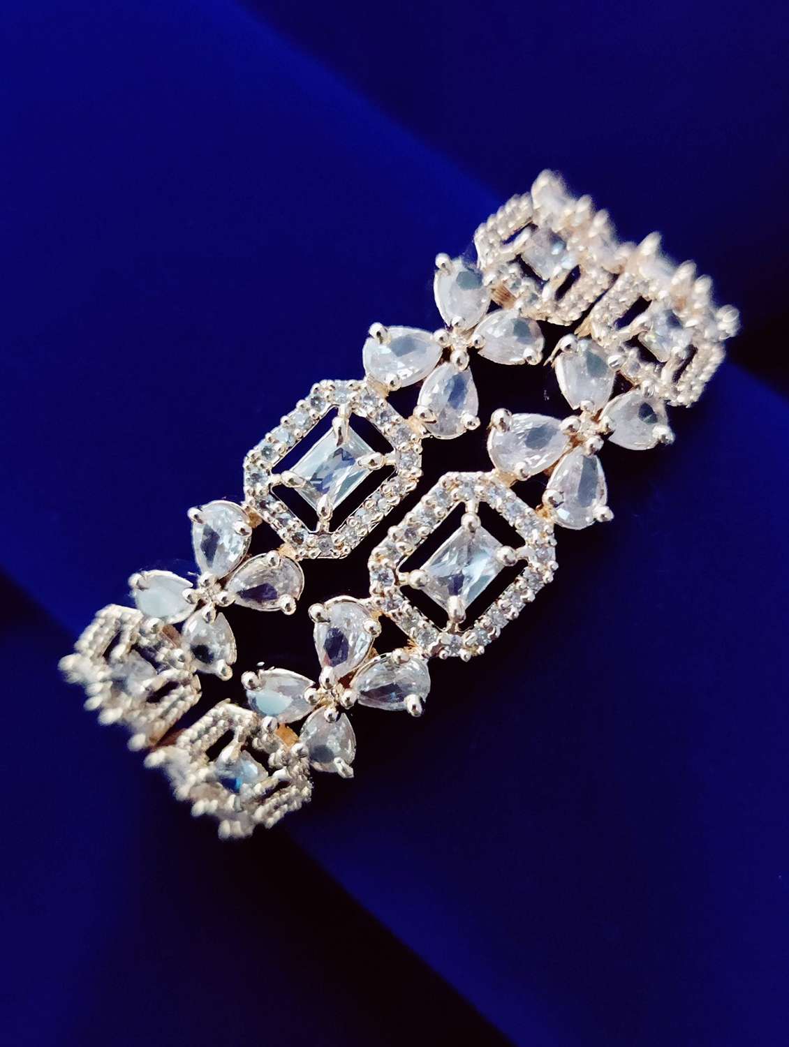 women white brass bangle