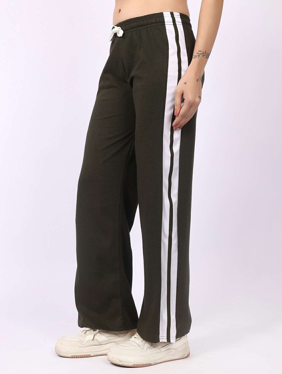 women tapered mid rise track pant - 22278421 -  Standard Image - 2