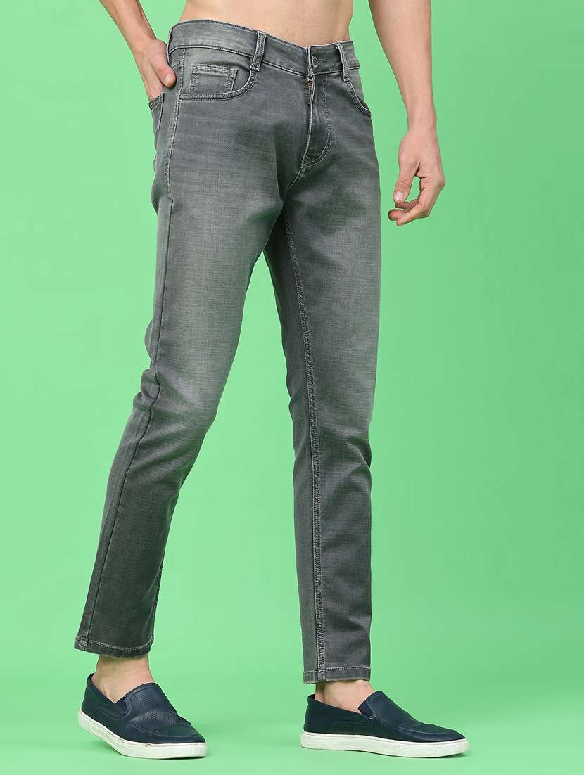 Men Washed Mid Rise Full Length Jeans - 22278794 -  Standard Image - 2