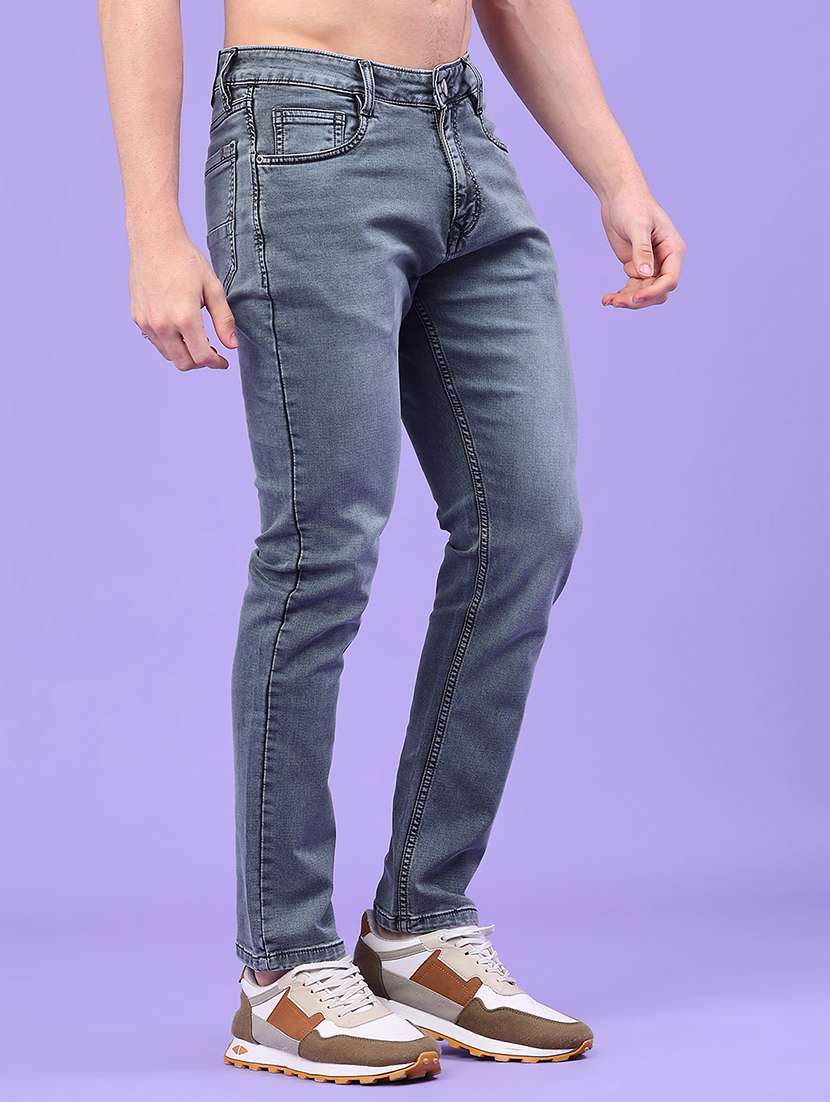 men washed mid rise full length jeans - 22278812 -  Standard Image - 2