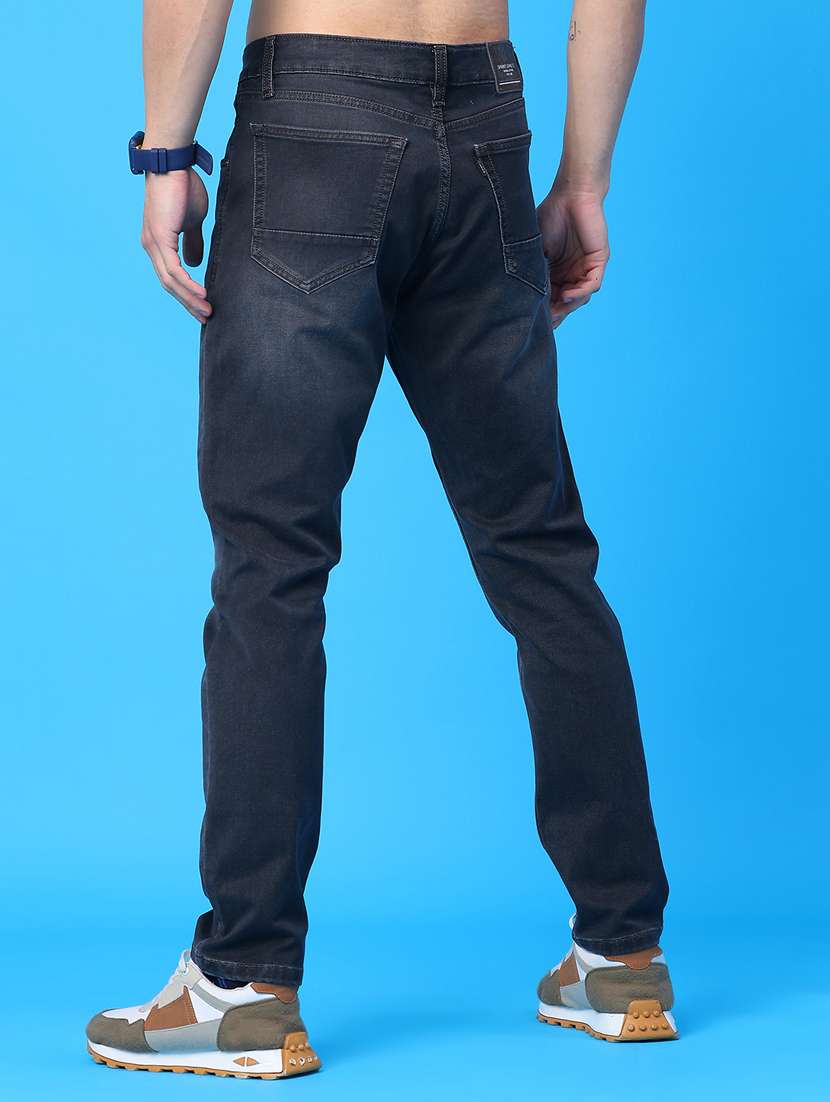 Men Washed Mid Rise Full Length Jeans - 22278819 -  Standard Image - 2