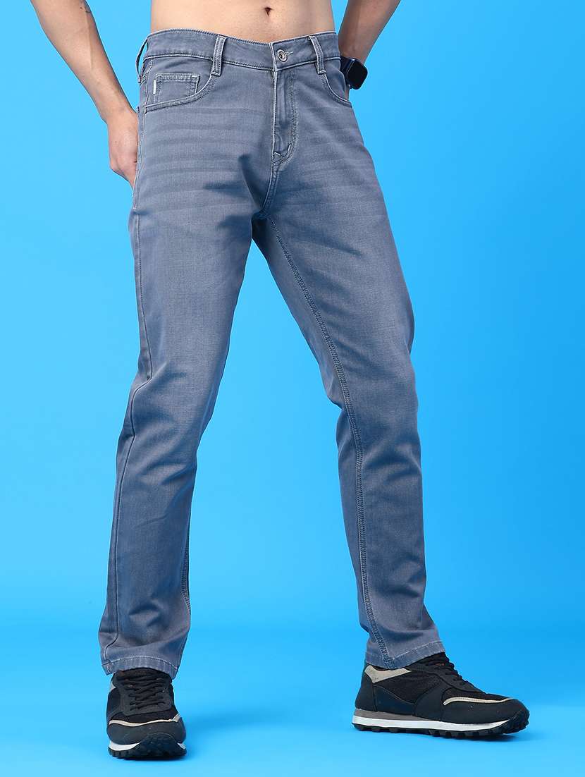 Men Washed Mid Rise Full Length Jeans - 22278827 -  Standard Image - 2
