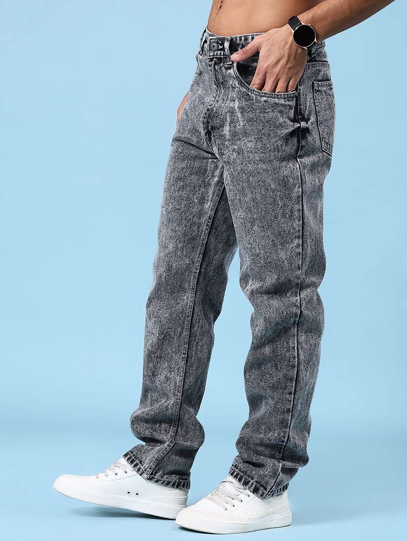 men grey cotton jean - 22278858 -  Standard Image - 2