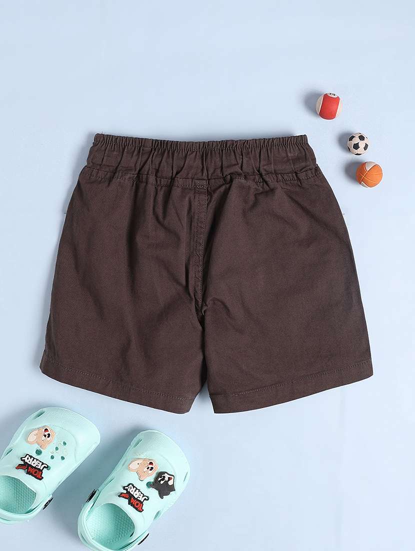 brown cotton shorts & three fourth - 22278988 -  Standard Image - 2