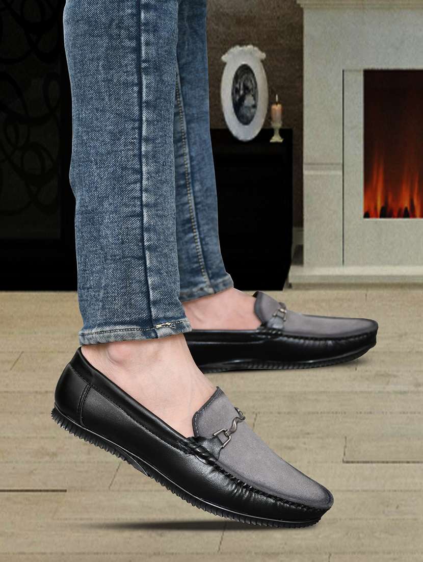 men solid horsebit slip on loafer - 22279200 -  Standard Image - 2