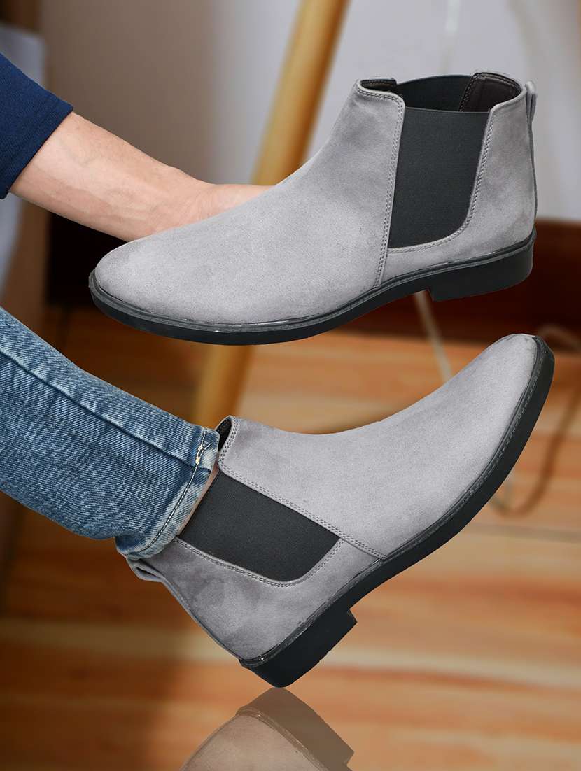 men solid slip on chelsea boots - 22279217 -  Standard Image - 2