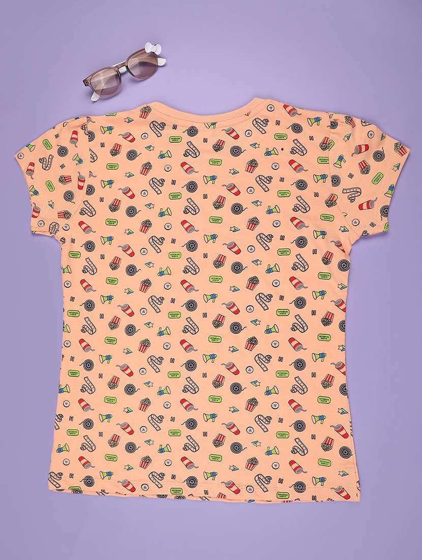 girls printed short sleeve tee - 22279784 -  Standard Image - 2