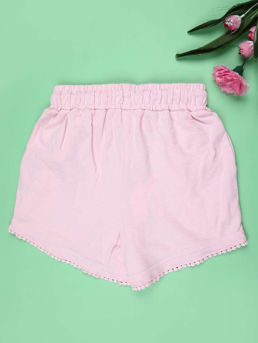pink cotton shorts & three fourth - 22279928 -  Standard Image - 2