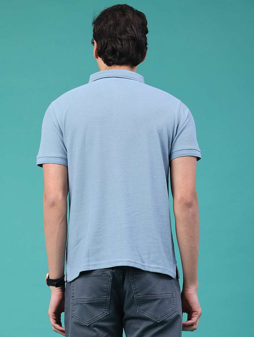 men self design short sleeve regular fit polo t-shirt - 22280069 -  Standard Image - 2