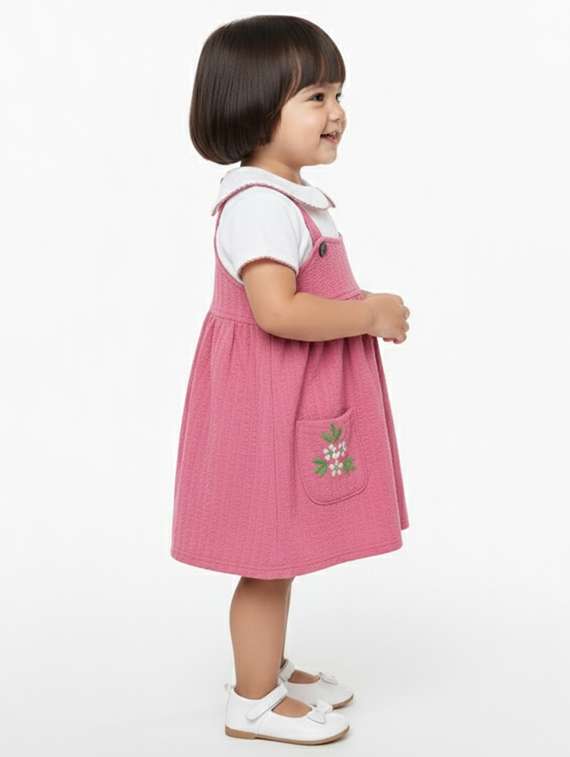 kids self design short sleeve dress - 22280213 -  Standard Image - 2