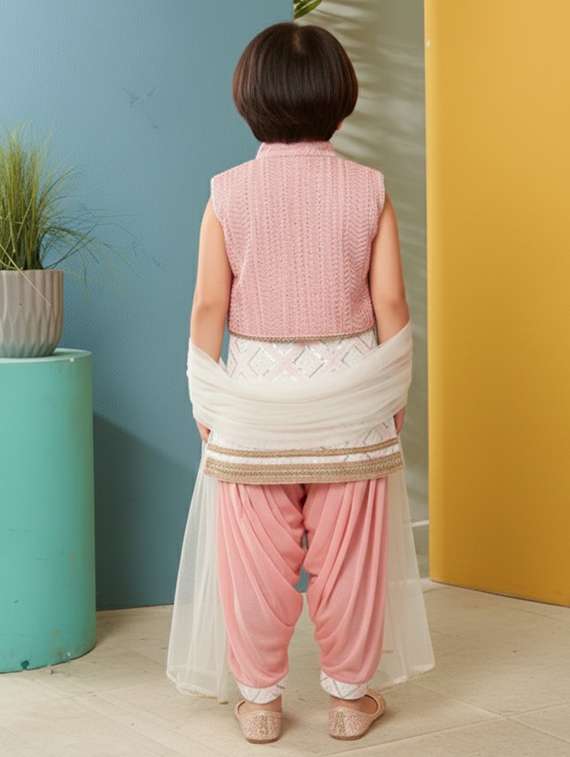 girls kurta and salwar with dupatta set - 22280366 -  Standard Image - 2