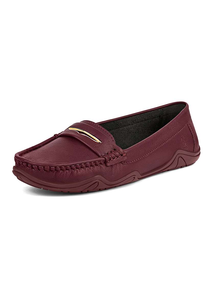 women solid slip on loafer - 22280428 -  Standard Image - 2