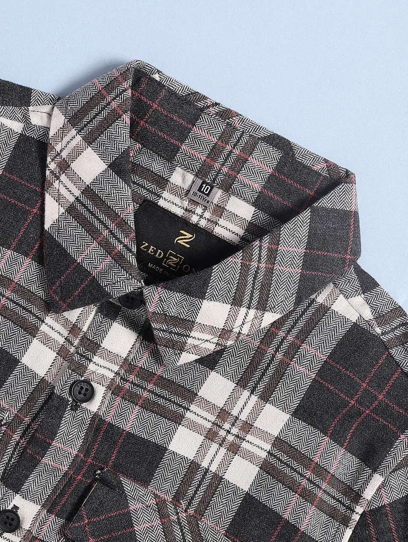 boys printed collared short sleeve shirt - 22280606 -  Standard Image - 2