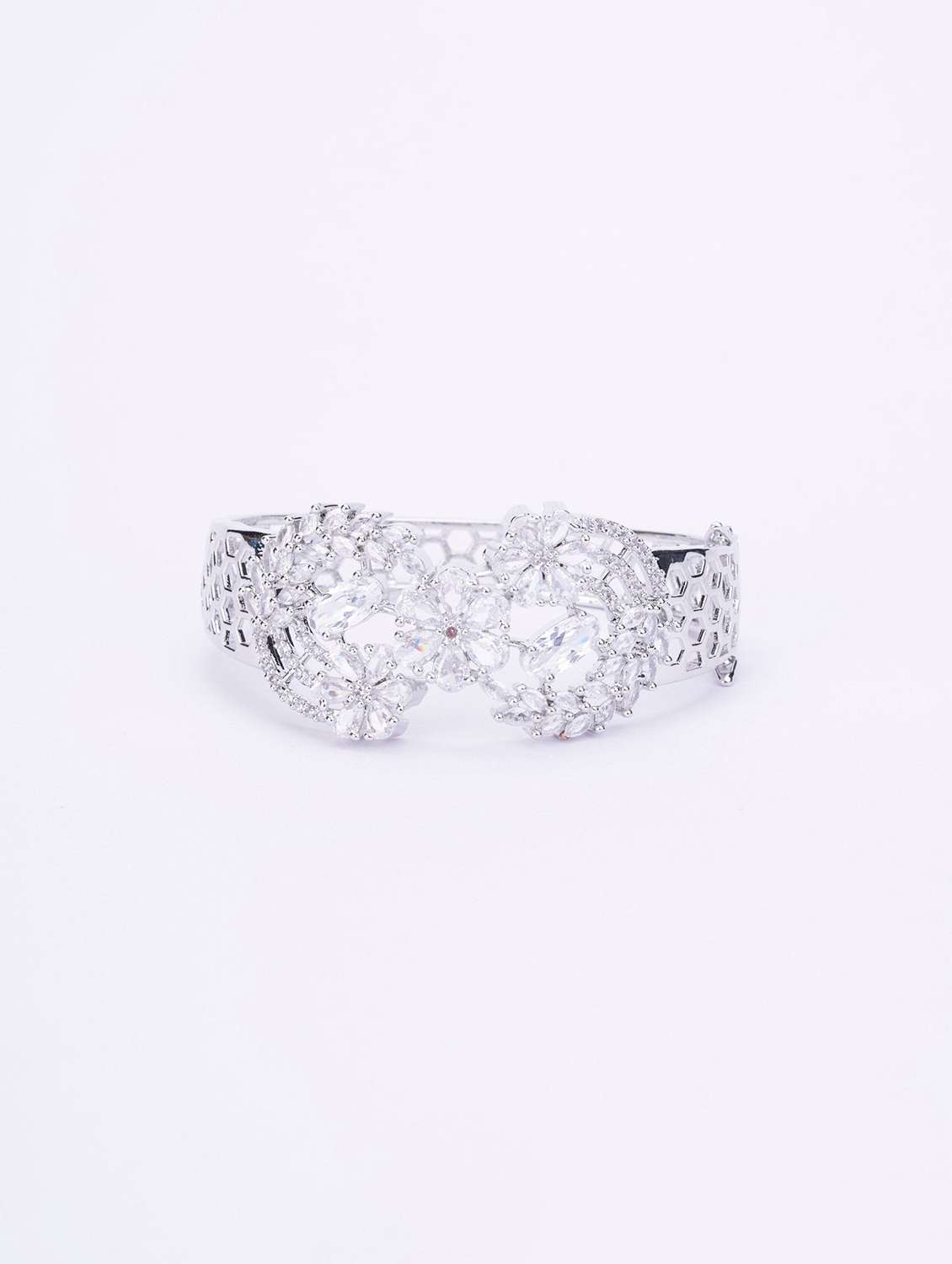 graceful flower kada bracelet - 22280806 -  Standard Image - 2