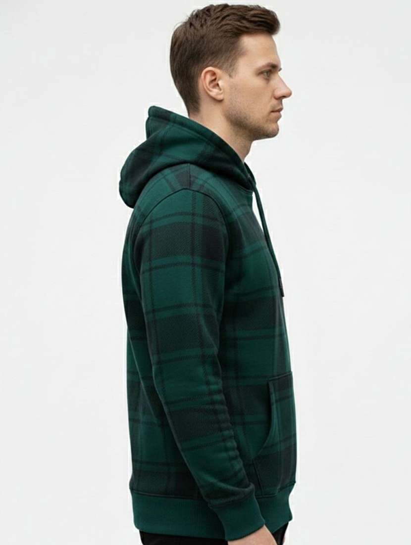 men checkered long sleeve regular fit sweatshirt - 22280964 -  Standard Image - 2