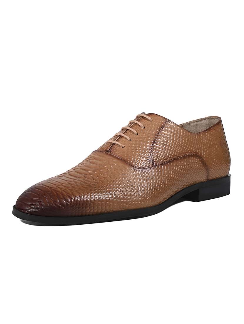 men textured lace-up derbies - 22281041 -  Standard Image - 2