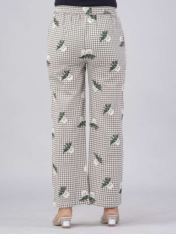 women printed mid rise straight palazzo - 22281194 -  Standard Image - 2