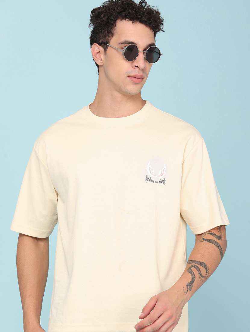 Men Printed Short Sleeves Oversized T-shirt - 22281750 -  Standard Image - 2