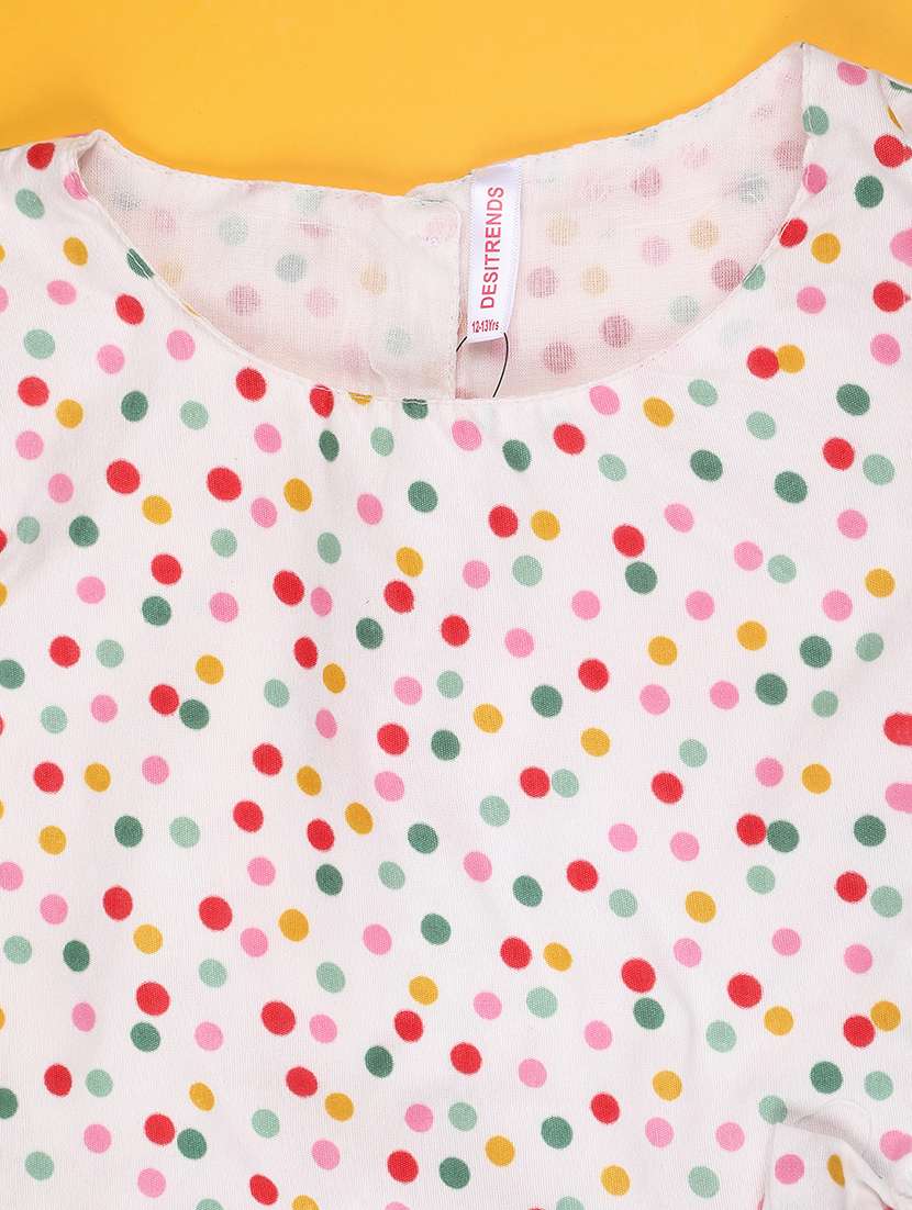 off white cotton fit & flare dress - 22281888 -  Standard Image - 2