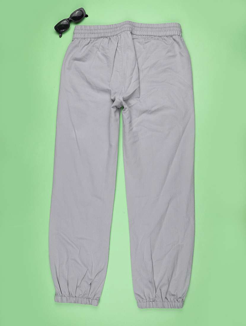 girls solid mid rise jogger - 22281896 -  Standard Image - 2